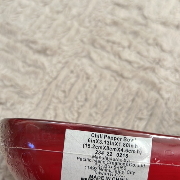 Set of 3 Chili pepper bowls in red green yellow - new in sealed packaging - Picture 16 of 16